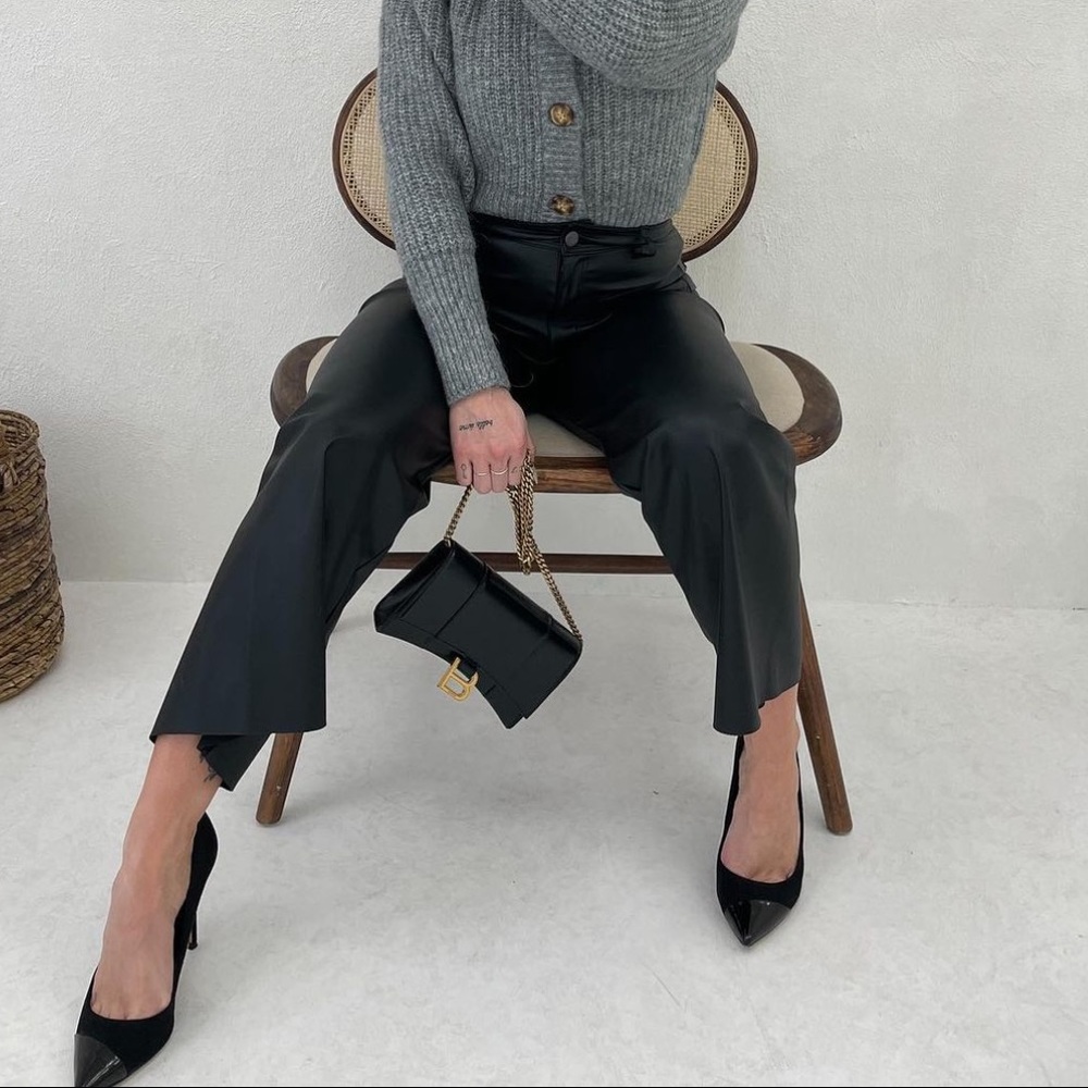 Aldo suede heels with glossy leather top. Perfect condition.